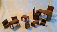 Wooden Doll Furniture/Puzzle
