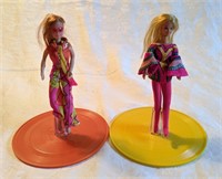 Pair of Rock Flowers Dolls/Records