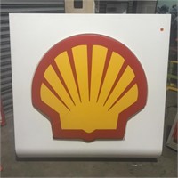 Shell complete light box, has a crack in lens