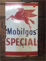 Original  Mobilgas Special enamel sign