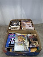 Assortment of books and magazines