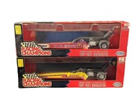 Two Top Fuel Dragster 1/24 Scale Die Cast McDonald