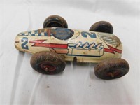 Marx tin litho #2 race car with metal wheels