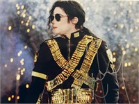 Michael Jackson signed photo