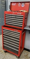 Lrage Craftsman 2 Piece Tool Chest with Contents