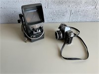 Vintage 35mm Camera + Slide viewer