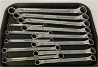 13 Snap-on Box End Wrenches,3/8"-1 1/4"