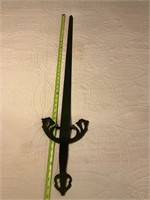 Black sword- dual edge- sizes in pics