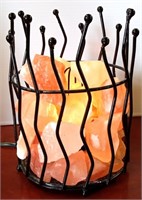 Hymalayan Salt Lamp In Excellent Working Condition