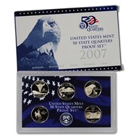 2007 United States Quarters Proof Set - 5 pc set N