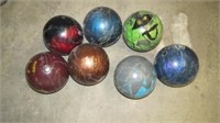(7) Bowling Balls