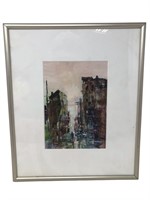 Jerry smith original signed acrylic art street