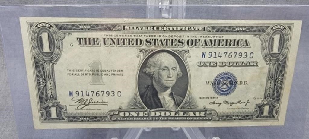 1935 A $1 Silver Certificate.   Nice note