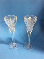 2 Marquis Waterford Crystal Candle Holders