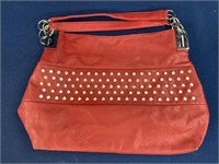 Cato Red Handbag with rhinestones