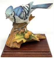 Andrea by Sadek Blue Jay Porcelain Figurine