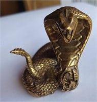 Detailed Brass Cobra