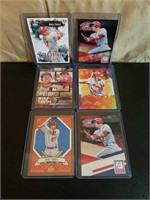 (6) Mike Trout Baseball Cards