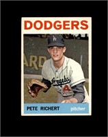 1964 Topps #51 Pete Richert EX to EX-MT+