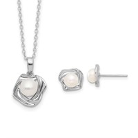Sterling Silver - Necklace/Earring Set