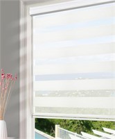 Homebox Zebra Blinds 68 W x 72 H White