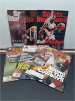 Lot of 6 Sports Illustrated Magazines w/ Jordan