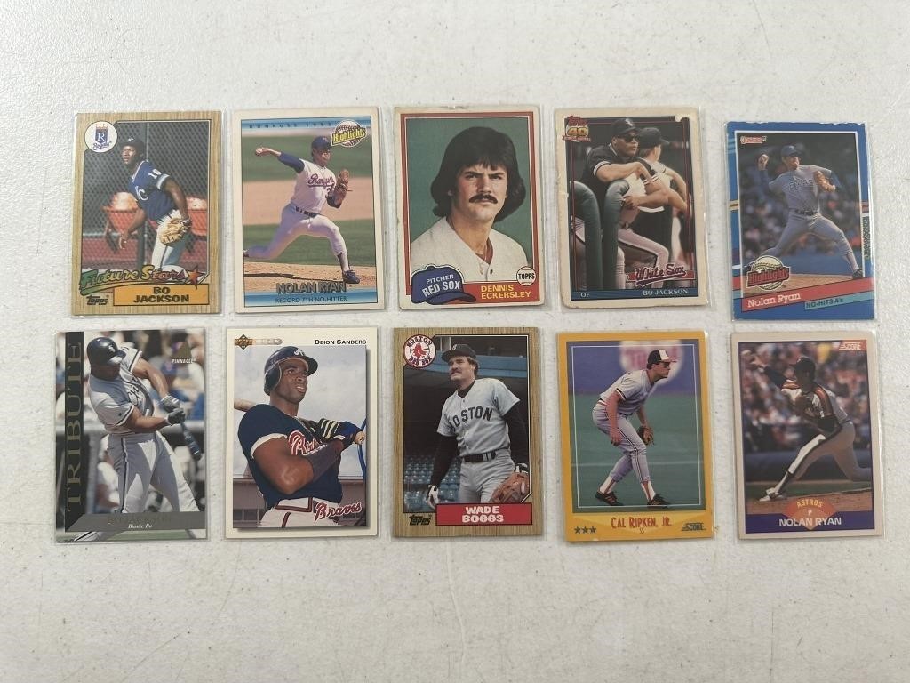 BASEBALL CARDS ASSORTED - INCLUDING 81' DENNIS