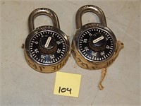2ct Master Combination Locks