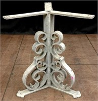 Classical Painted Iron Scroll Table Base