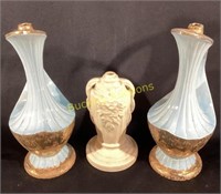 3 POTTERY LAMP BASES