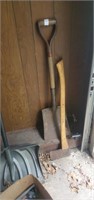 Axe, and flat shovel