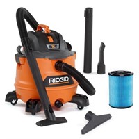 W5537  RIDGID 14 Gallon Wet/Dry Shop Vacuum - 45".