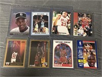 (8) Michael Jordan Basketball Cards