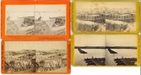 (4) CIVIL WAR STEREOVIEW CARDS