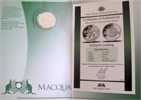 Three Macquarie Mint silver Gallipoli Landing