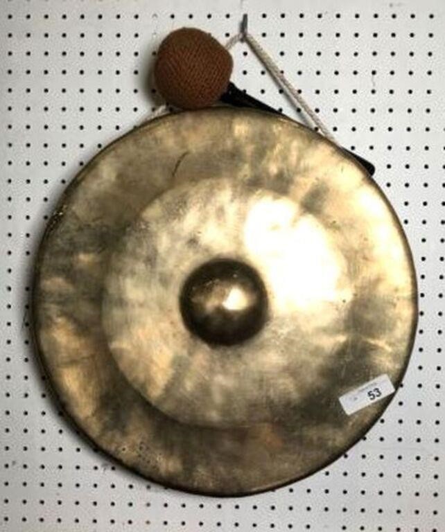 Brass Gong with Mallet