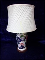 Porcelain Bedside Lamp w/ Shade - Rewire