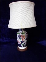 Porcelain Bedside Lamp w/ Shade - Rewire