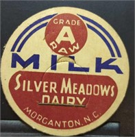Milk cap silver metals dairy Morganton North