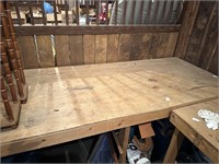 3'x8' wood bench table