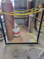 Steel Platform Cylinder Barricade Stand