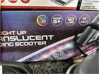 LIGHT UP SCOOTER RETAIL $70