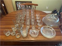 40+ pieces of glassware