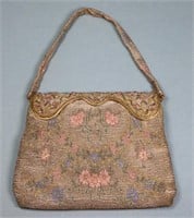 Fine Vintage French Beaded Evening Bag