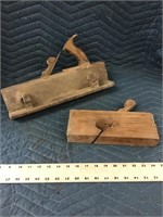 Primitive Wood Hand Planes lot of 2