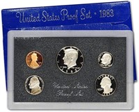 1983 United States Mint Proof Set 5 coins