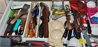 Large Drawer of Cooking Utensils - knives,