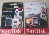 Two Memory Cards, SD and Micro SD with Adapter