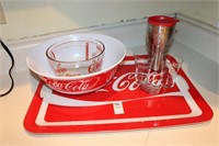 Coke Bottle Opener Serving Board  Glassware