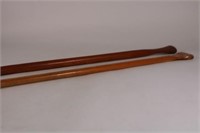 Pair of Wooden Canoe Paddels